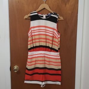 Short Stripped Romper